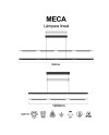 MECA * LÁMPARA LINEAL 28W 4000K BLANCA